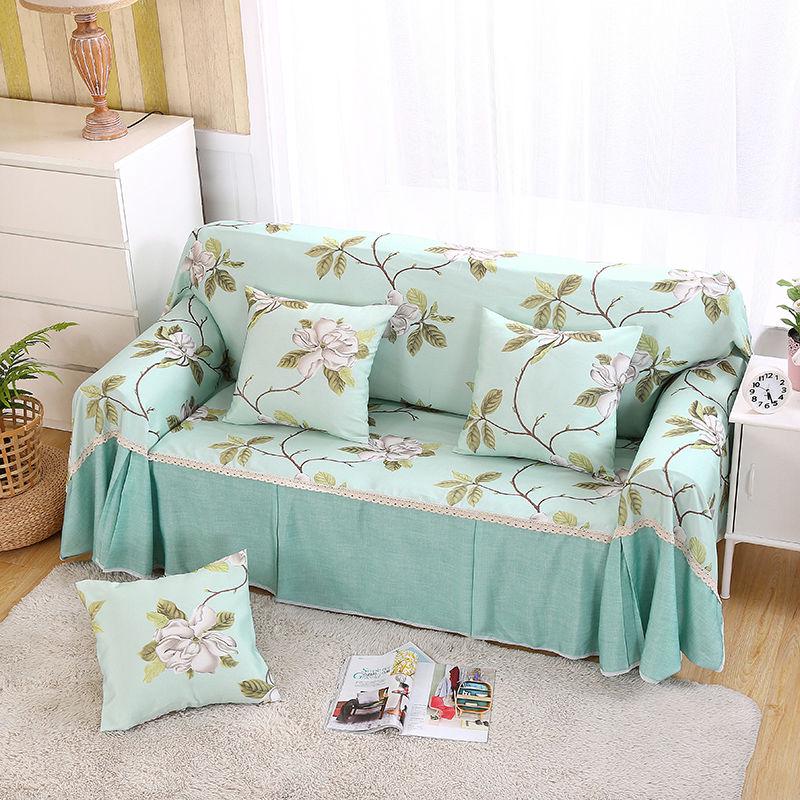 European Style Sofa Cover Slipcover with Skirt New Jacquard Armchair Couch Covers for Living Room