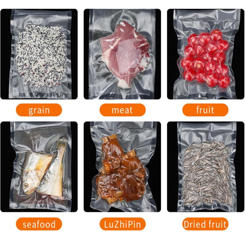 220V/110V Home Kitchen Vacuum Sealer Packaging Machine Household Electric Black Food Vacuum Sealer