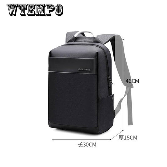 PU Leather Men's Shoulder Bags Fashion Travel Backpack Men Business Laptop Backpack School Boys Bag