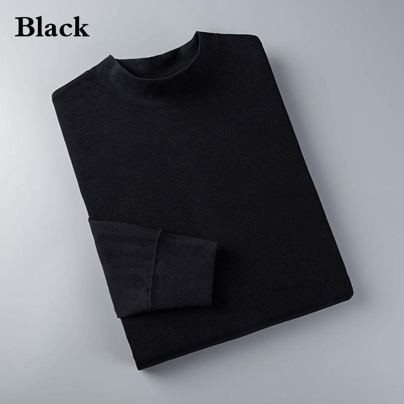 Men Winter Autumn Thicken Thermal Underwear Tight Tops High Elasticity Wearable Comfortable Versatile Pajamas Spring Long Sleeve Clothes Breathable