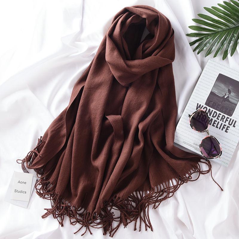 Scarves Ladies Cashmere Scarf Warm Shawl Wool Scarf Women Autumn Winter Scarves Wraps