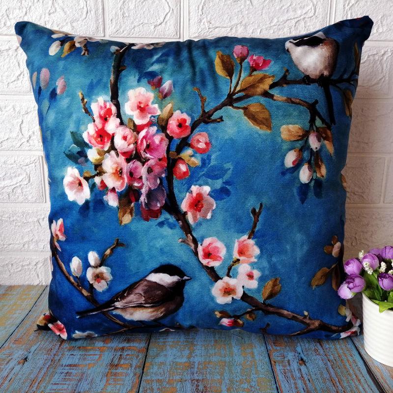 Washable Cushion Covers 3D Printed  Painted Pillowcase Decorative Christmas Cushion Cover for Sofa Case Pillows