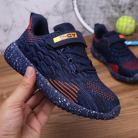 Sneakers Children's Shoes 2020 Flying Woven Children's Sports Shoes Boys Loafers Non-slip Girls Shoes Outdoor Running Shoes