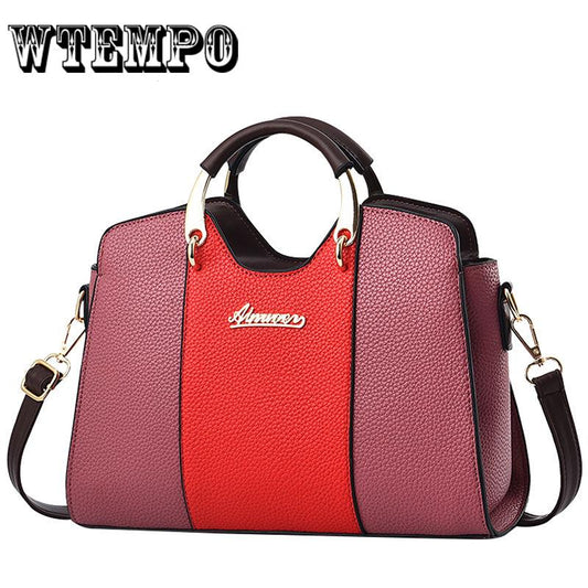 WTEMPO Brand Handbag Fashion Women Shoulder Bag Western Style Handbag