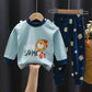 Children's Suits Cotton Boys and Girls Baby Baby Pajamas 0-7 Years Old Clothes Cartoon Printing Spring and Autumn Long-sleeved Suits