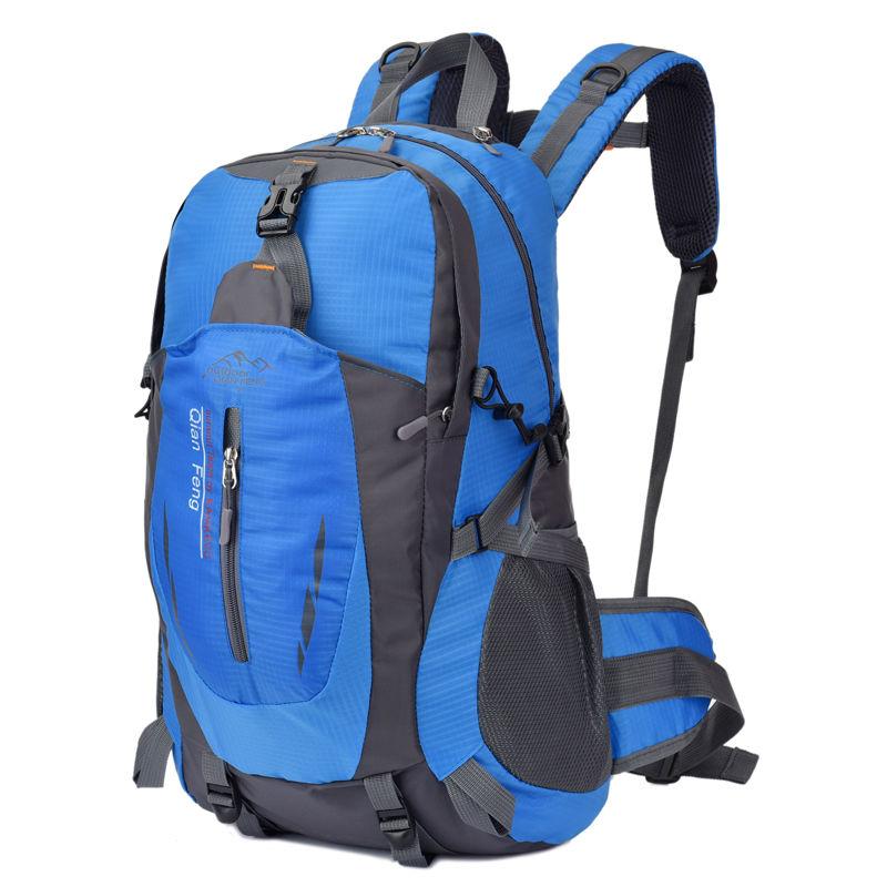 Ultralight Outdoor Mountaineering Bag 40L Men and Women Shoulders Fashion Student School Bag Multifunctional Travel Trekking Backpack