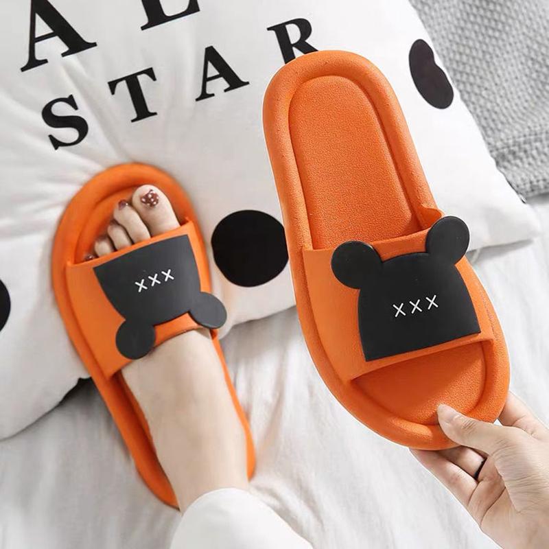 Slippers for Outer Wear Home Non-slip Bathroom Bath Sandals and Slippers Cute Light and Soft Slippers Beach Sandals