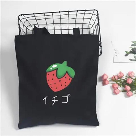 Large Portable Canvas Bag Female Student One-shoulder Packaging Book Bag Large Shoulder Bag Tote Bag Messenger Bag