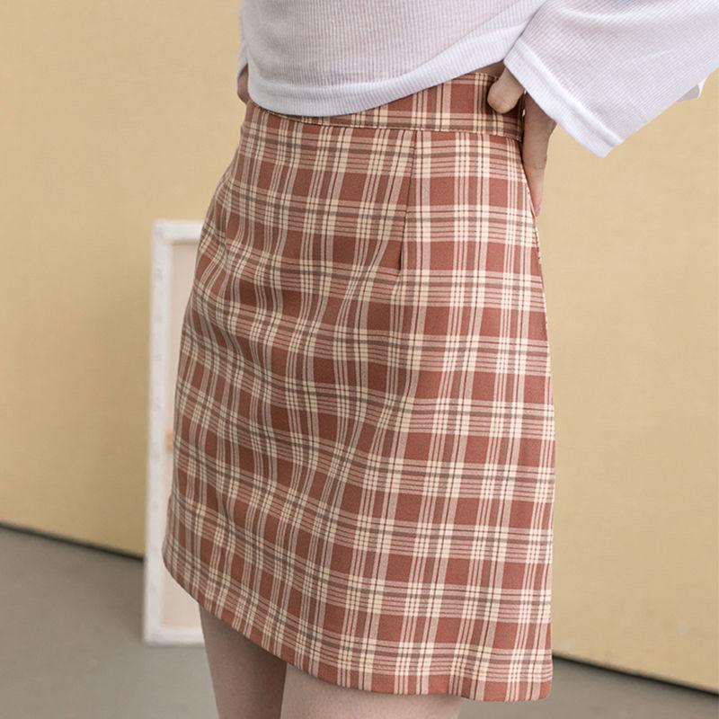 Women High Waist Pleated Skirt School Girl Plaid A-Line Flare Skater Short Skirt Uniforms Cosplay Sweet Girls