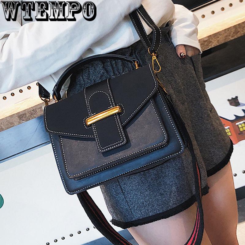 Women's bag trend wild Messenger bag casual handbag fashion frosted small square bag summer