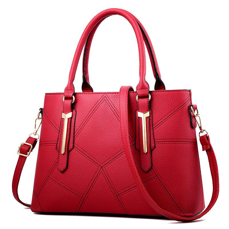 Shoulder Handbag Trendy wild Patent leather bag Big capacity Woman bag European and American style