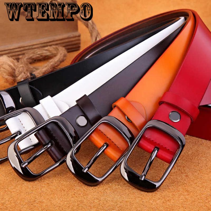 Faux Leather pin Buckle Belts Women Casual Solid Belts Decoration Ladies Fashion Accessories