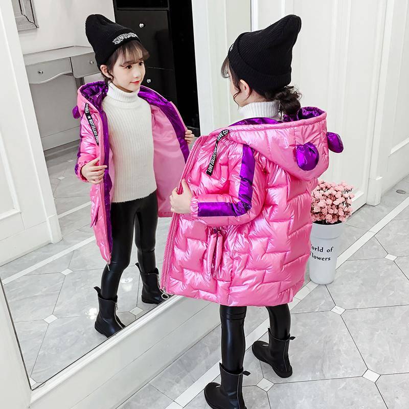 Girl Winter Jacket Children's Thicken Jacket Kids Cotton-padded Clothes Winter Jacket Girl Park