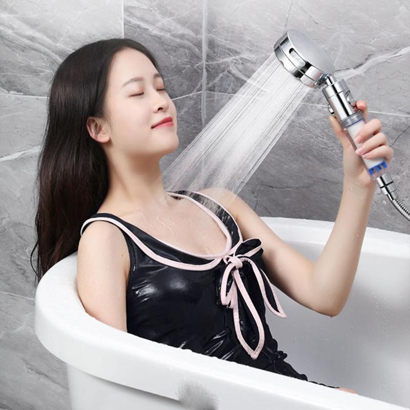 3PS Super Pressurized Shower Filter Nozzle Household Shower Bath Rain Shower Pressurized Shower Head Bathroom Tool