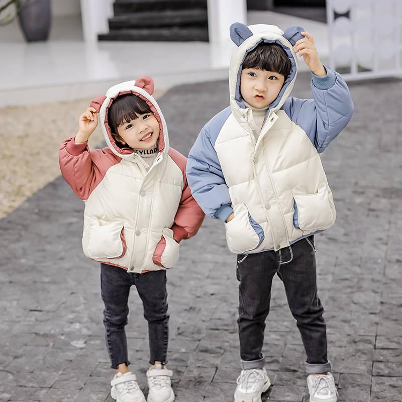 Baby Girls Jackets Winter Jacket for Boys Winter White-duck Down Coat Children Warm Outerwear Coats