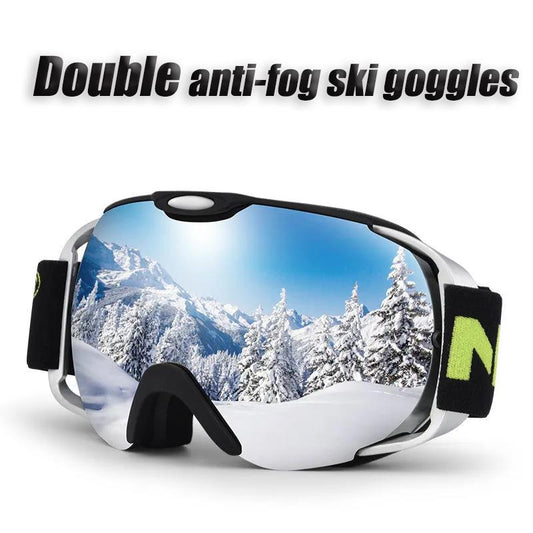 Professional Ski Goggles Anti-fog and Windproof Sports Glasses for Men and Women with Large Spherical Double-layer Cocker Myopia Ski Equipment