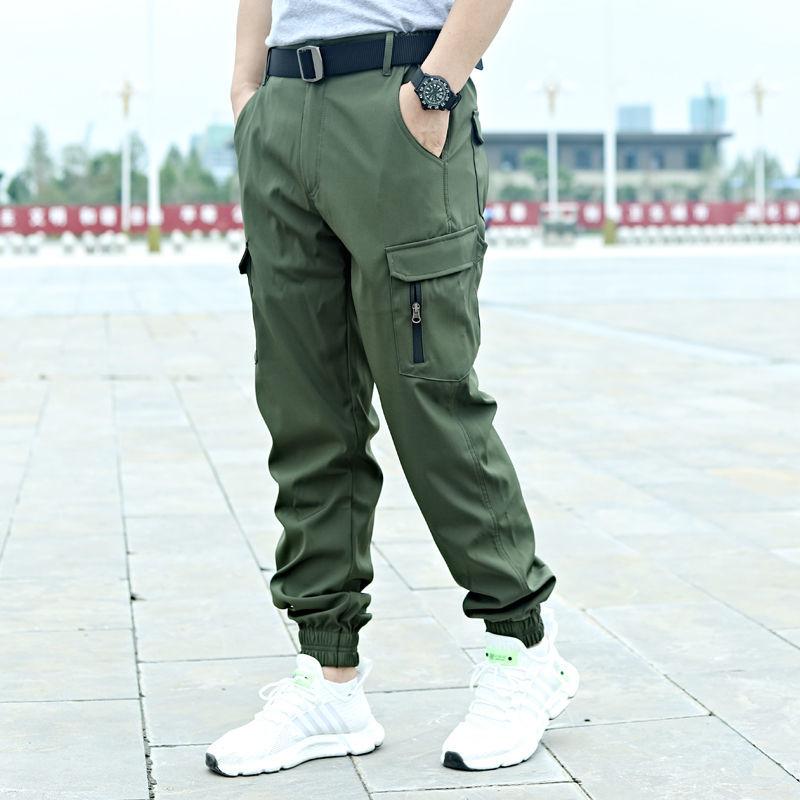 Autumn Tactical Overalls Men's Stretch Leggings Breathable Outdoor Overalls Camouflage Trousers