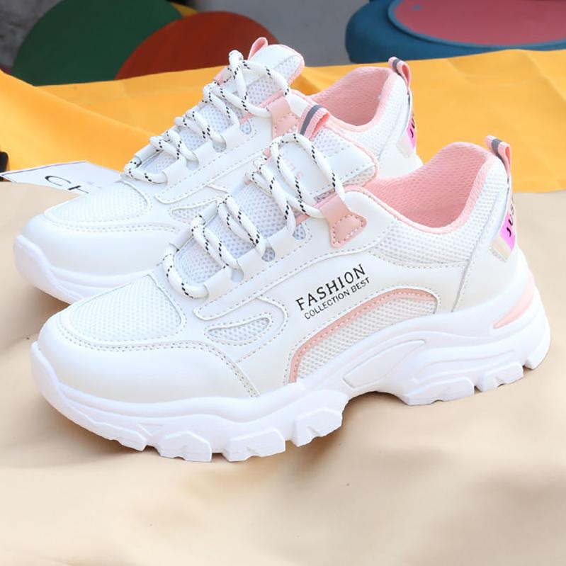 Spring and Summer Clearance Women's Running Shoes Fashion All-match Student Women's Shoes Breathable Platform Casual Sneakers