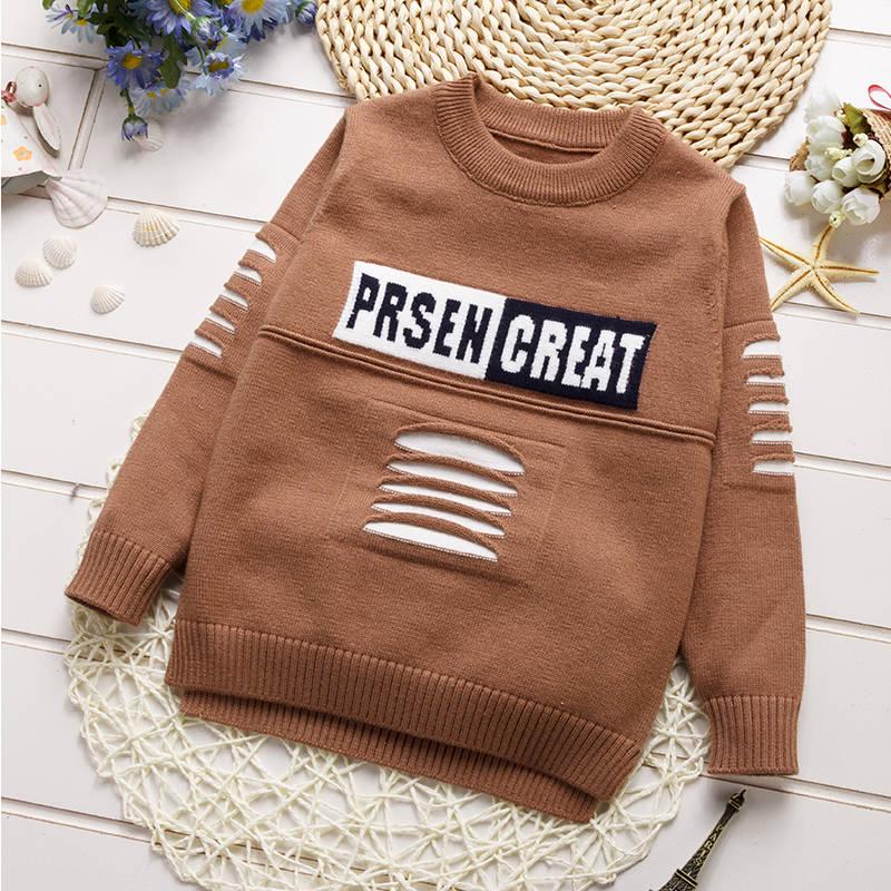 Girls Sweaters Solid Boys Sweaters Baby Girl Bottoming T-shirt Sweater Kids Clothing Girls Pullover