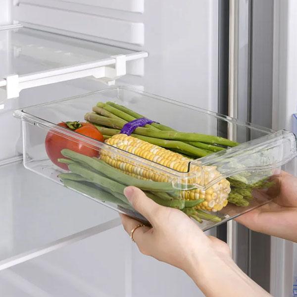 Multifunctional Refrigerator Storage Box Egg Box Vegetable Preservation Box Drawer Storage Box Household Food Hanging Storage Box