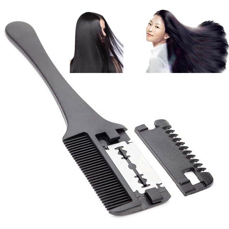 Double Sided Hair Shaper Razor Comb Salon Hairdressing Hair Thinning