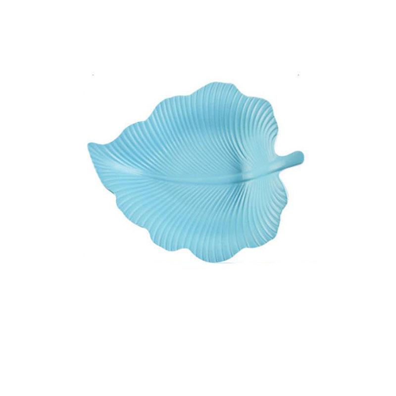 Nordic Creative Leaf-shaped Tableware Household Ceramic Breakfast Plate Fruit Salad Plate Soup Plate Deep Plate