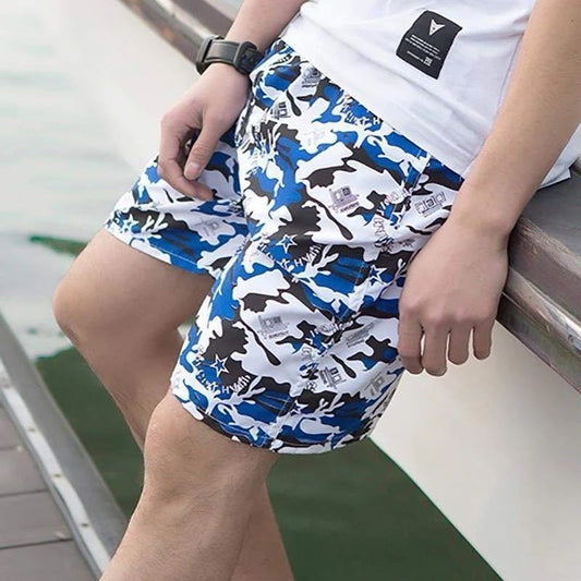 Beach Pants Men's Thin Summer Men's Shorts Casual Loose Summer Quick-drying Five-point Pants Shorts Sports Big Pants