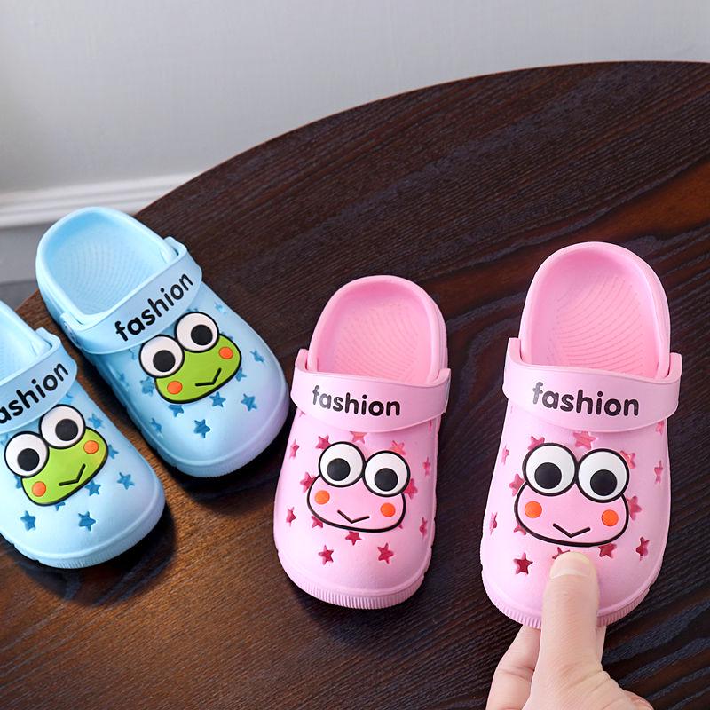 New Baby Slippers Summer 0-5 Years Child Hole Shoes Girls Non-slip Baby Sandals Boys Beach Shoes