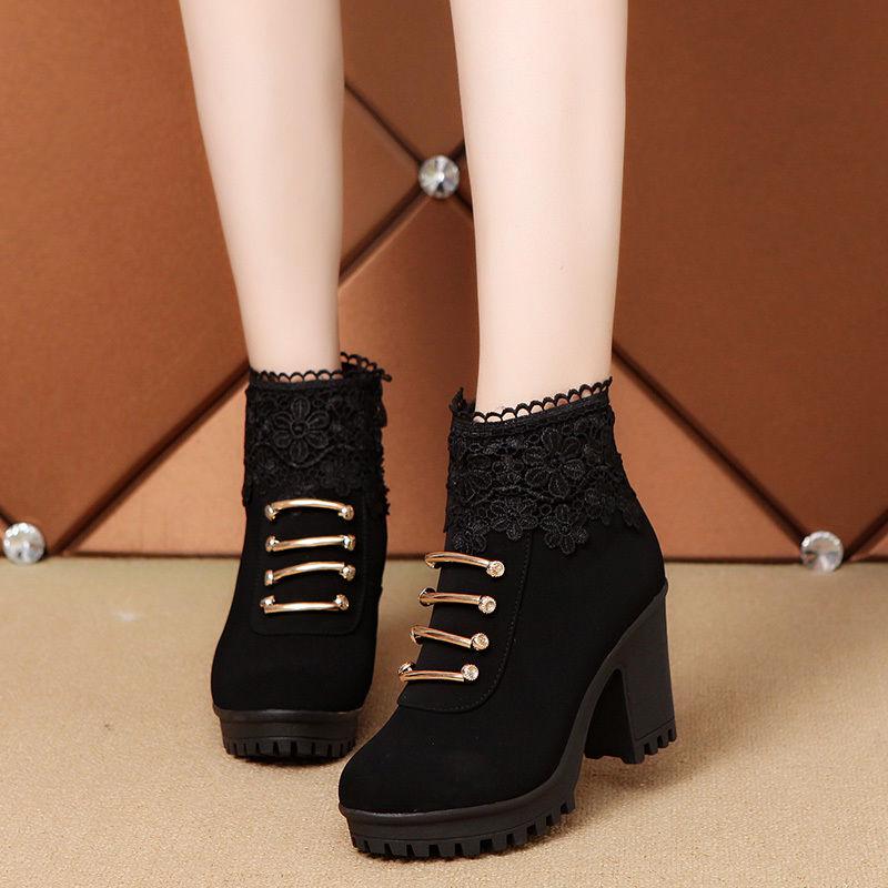 Cotton shoes Outdoor Casual shoes Woman shoes Winter Cold protection Non-slip shoes Snow boots