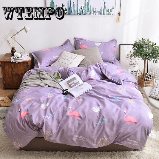 Home Textile Cartoon Kids Bed Linens Duvet Cover Pillowcase Boy Kid Teen Girl Bedding Sets