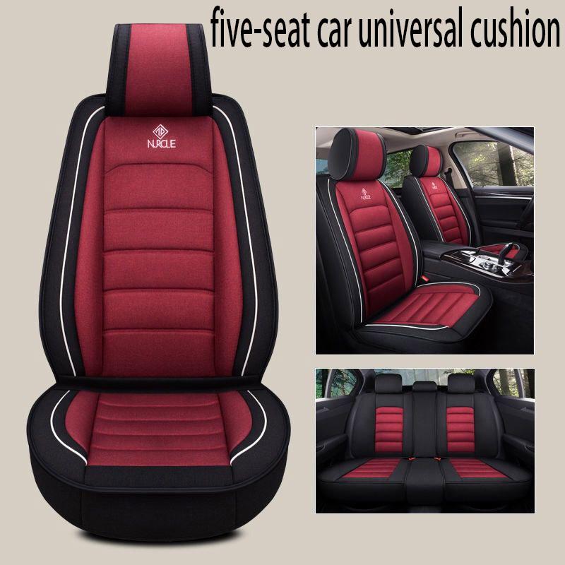 Fully surrounded comfort wear-resistant car seat cushion 5 seat car seat cover car seat cushion