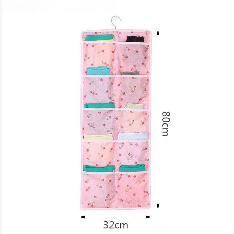 Underwear Storage Hanging Bag Clothing Panties Socks Storage Bag Dormitory Door Hanging Bag Wardrobe Closet Storage Hanging Bag