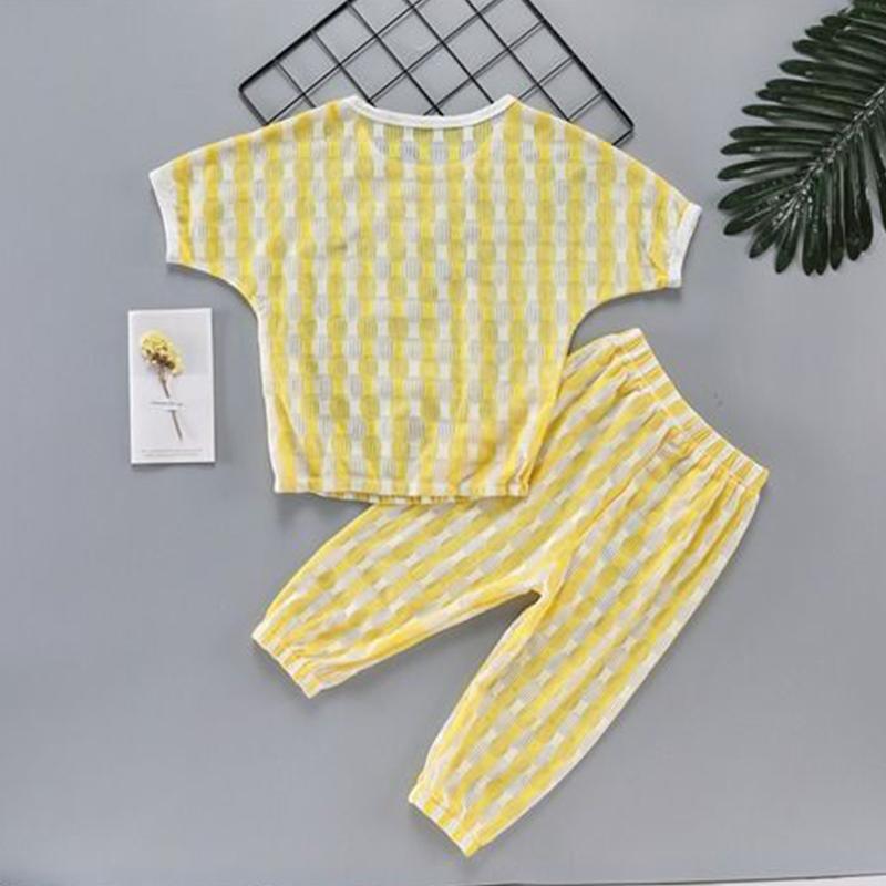 Boys and Girls Clothes Summer Short-sleeved T-shirt Shorts Children's Comfortable Children's Clothing Tide Suit