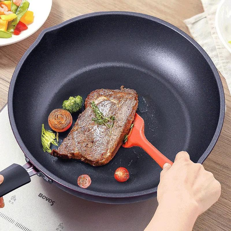 Non-stick Wok Household Cooking Pot and Pans Family Dinner Wok Tableware Household Pan Frying Pan