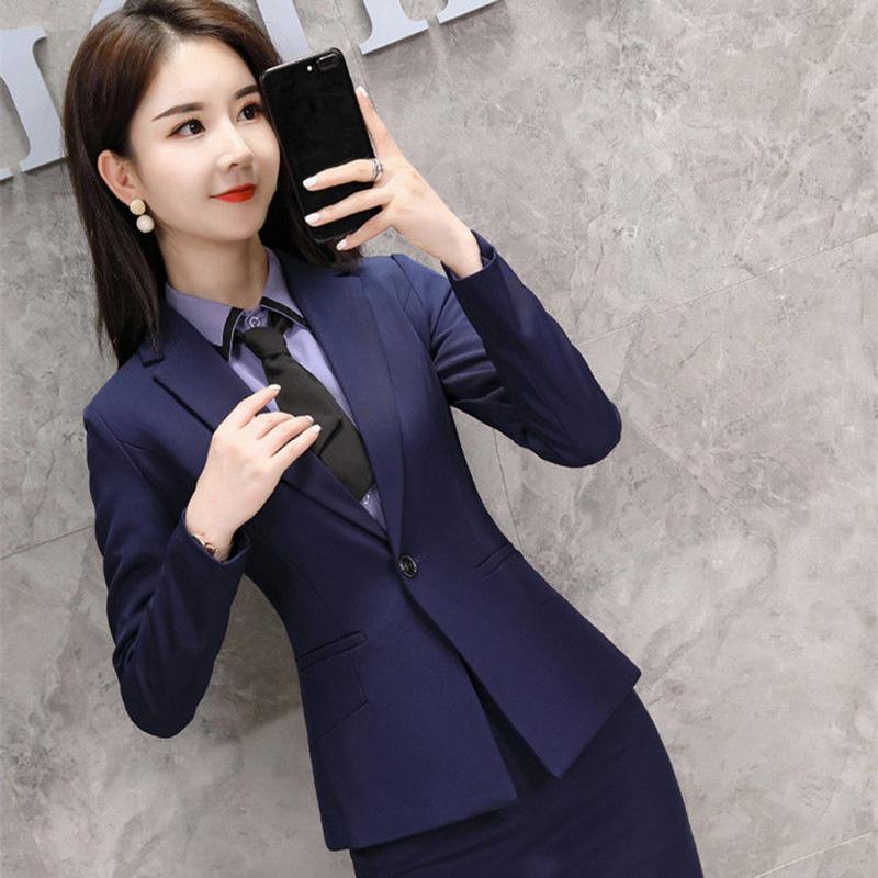 Work Wear Professional Attire Female Suit Two-piece Suit Formal Temperament Overalls Work Clothes Suits Slim and Slim Soft Fabric