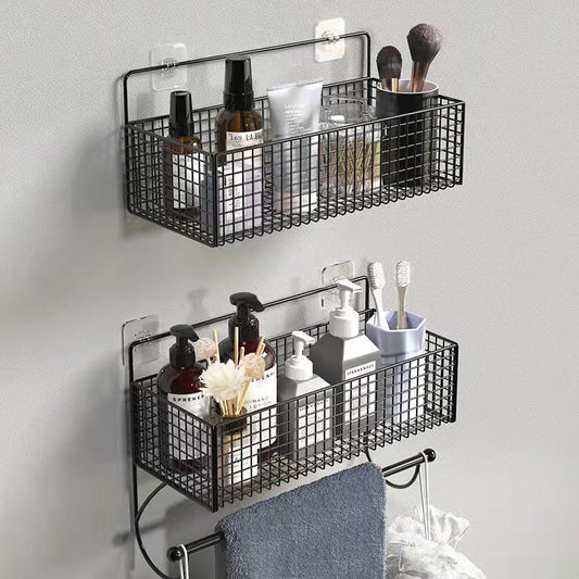 Bathroom Storage Rack Toiletries Storage Towel Rack Bathroom Cosmetics Storage Wall Rack Kitchen Condiment Storage Rack Kitchen Spice Rag Storage Rack