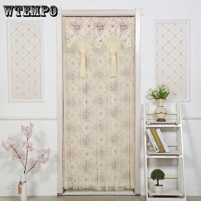 WTEMPO lace fashion Cloth curtains mosquito screen curtain bedroom lace encryption curtain