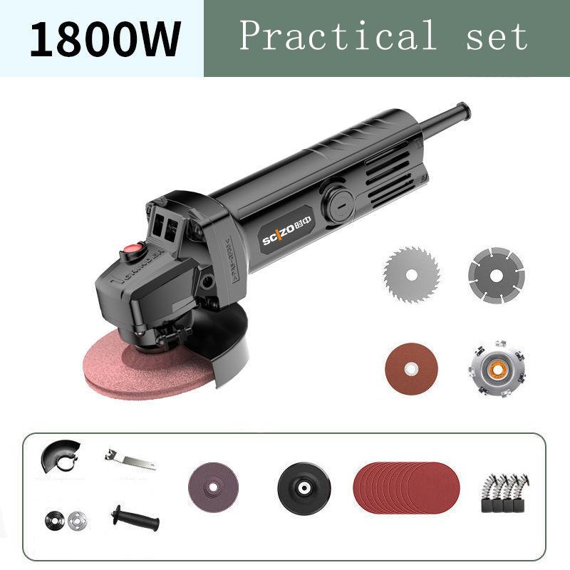 9 Styles Electric Angle Grinder Set Multi-function Grinder Cutting Machine Support 100mm Roulette Garden Tools Industrial Supplies