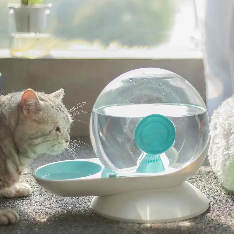 2.8L Automatic Pet Cat Water Fountain Dog Cat Pet Mute Drinker Feeder Bowl Pet Drinking Fountain Dispenser Automatic Water Replenishment