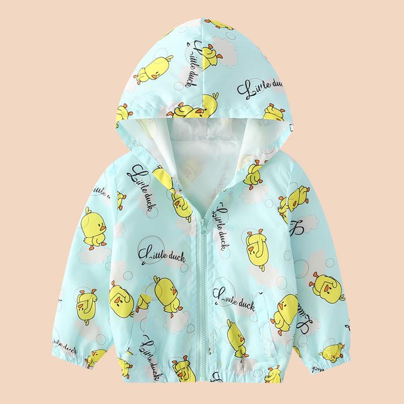 Baby Girl Lovely Rabbit Cartoon Jacket Hoodie Long Sleeve Windbreaker Children Clothing