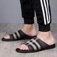 Men Can Wear Slippers Summer One-word Sandals and Slippers Leather Sandals Non-slip Beach Shoes Leisure Walking Shoes