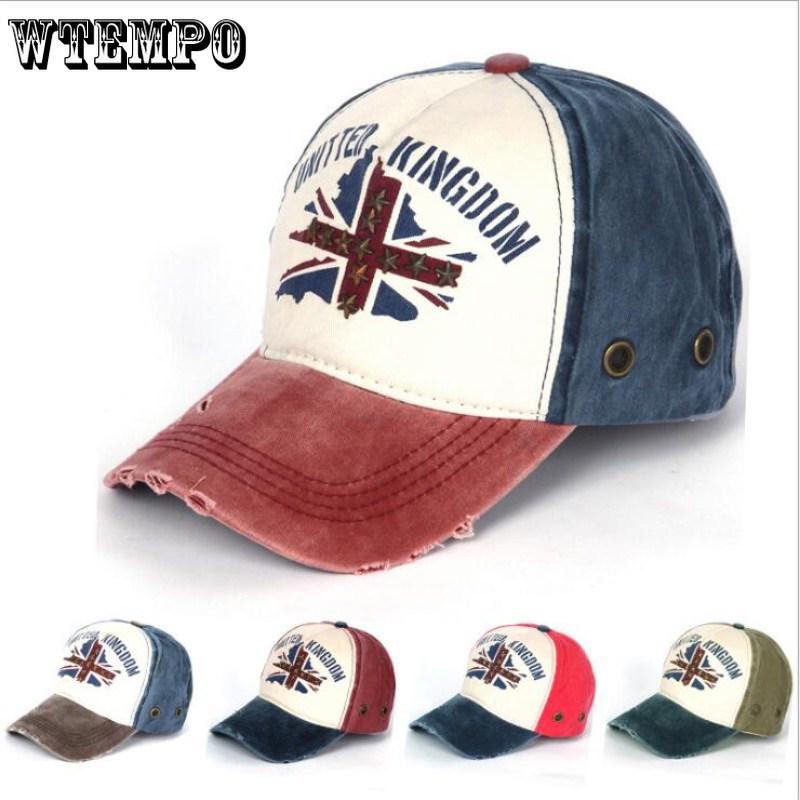 Washed Cotton Baseball Caps Hats For Women Men Casual Vintage Dad Hat Letter Pattern Adjustable