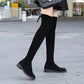 Over-the-knee Boots Women's Boots Autumn and Winter Thin Legs Elastic Women's Boots Flat-bottomed High Tube