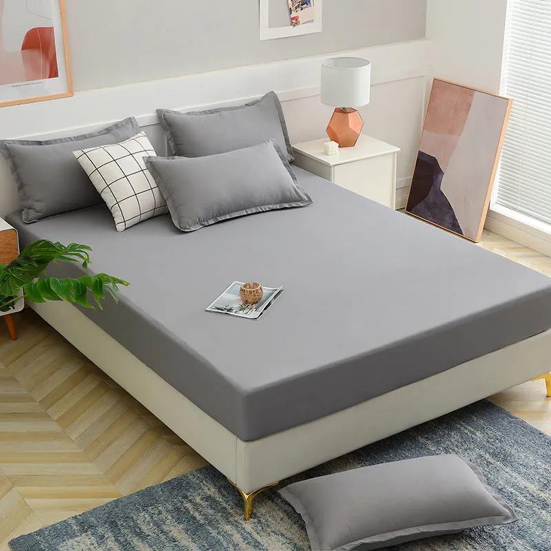 Four Seasons Universal Non-slip Mattress Protector Bed Cover All-inclusive Cotton Mattress Cover Single Double Cartoon Style