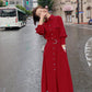 Dress Female Spring and Autumn Dress Long Sleeved Dresses for Women Office Clothing Tops