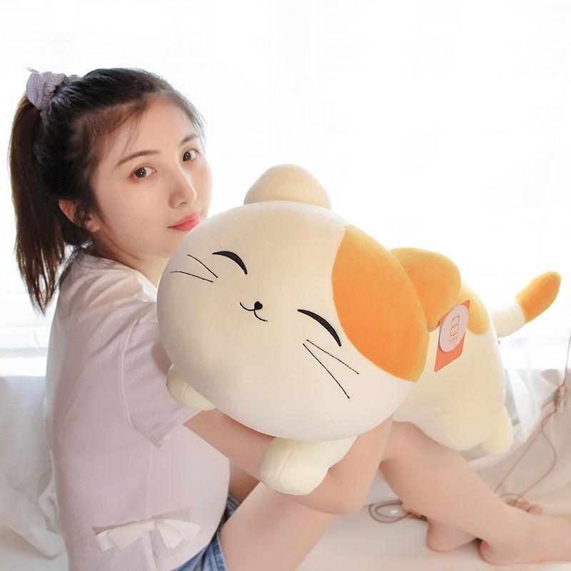 Lovely Cat Pillow Kids Sleeping Doll Kitten Doll Cushion Cute Children Plush Toys Bed Doll Special Kids Gifts