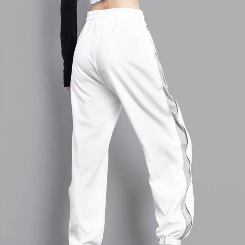 Trend Sweatpants Ladies Loose Feet White Gray Ins Casual Cotton Plus Size Pants Women Fashion