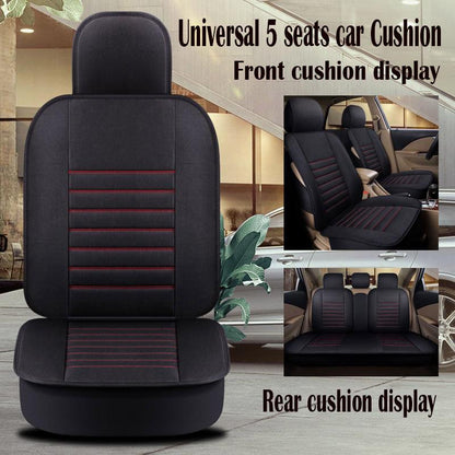 Universal Leather 5 set Auto Seat Cushion 5 seats universal car seat cover Waterproof Car Seat Cover