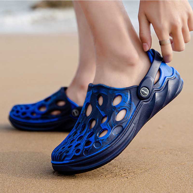 Dongdong Baotou Sandals and Slippers Men's Summer All-match Beach Shoes Non-slip Sandals and Slippers