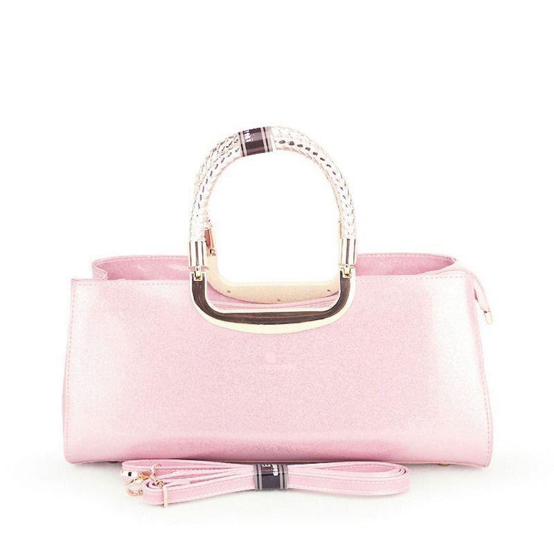 Genuine Leather Woman bag European and American style Handbag Trendy wild Patent leather bag